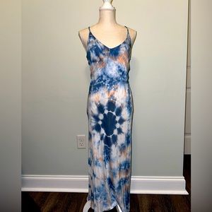 Olive + Oak tie dye maxi dress size S